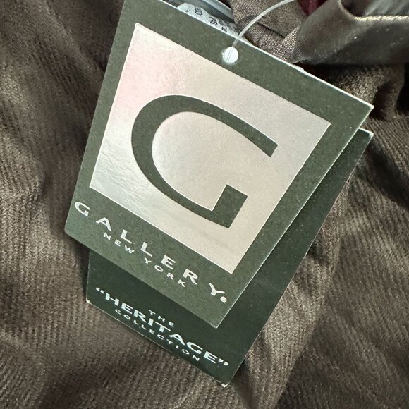 Gallery New York The Heritage Collection Womens Hooded Rain Jacket Size M - Picture 8 of 10